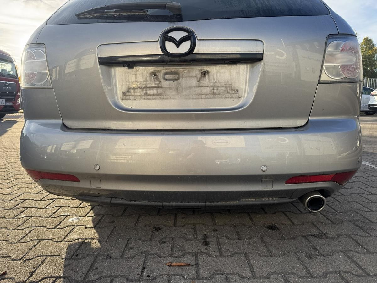 Mazda CX-7 original Sto&szlig;stange Stossf&auml;nger hinten 38P Plutosilber Facelift Bj.2010